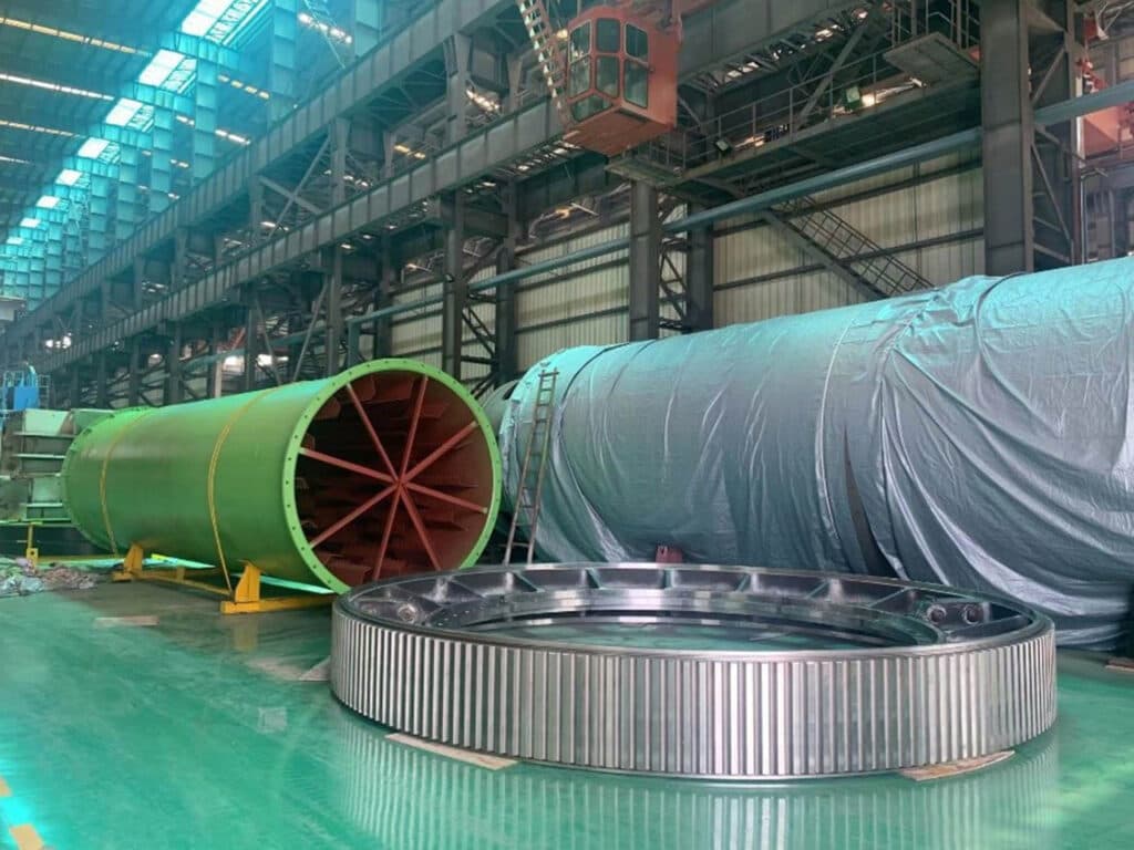 Máquina de resfriamento de tambor rotativo para produção de fertilizantes compostos npk