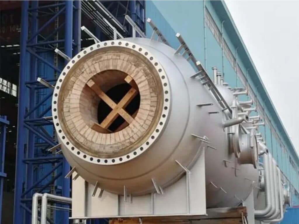 Quality control process of cylinder slag dryer