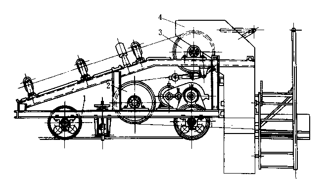 Unloading trolley