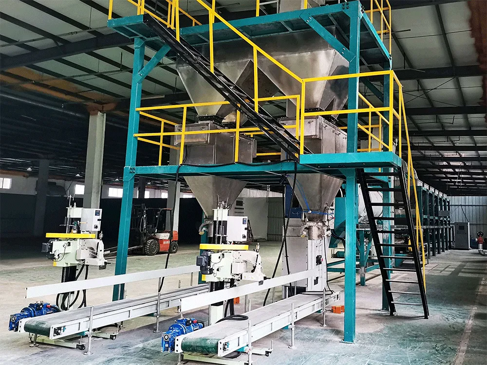 bulk blending fertilizer npk compound packing machine