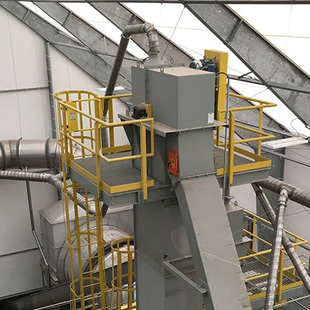 Bucket elevator application in npk fertilizer production line