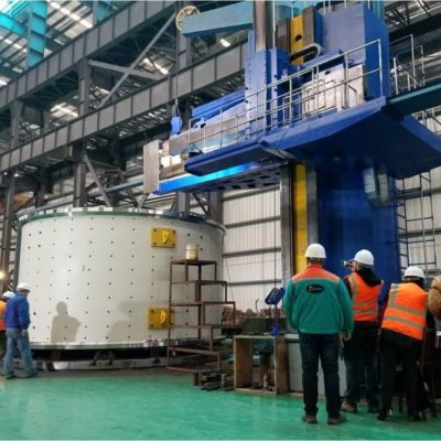 tongli Heavy Machinery vertical lathe for fertilizer dryer